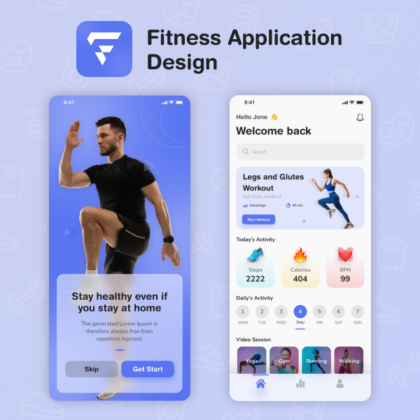 Fitness Application design