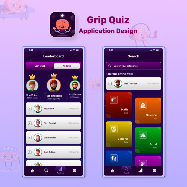 Grip Quiz Application